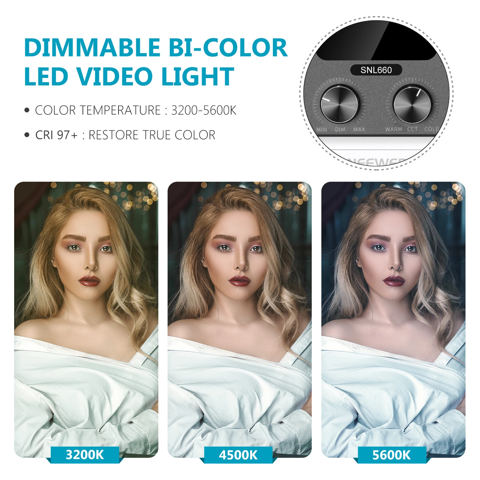 Neewer 660 LED Video Light 40W - Photography Lighting Kit Neewer ulasan dan harga